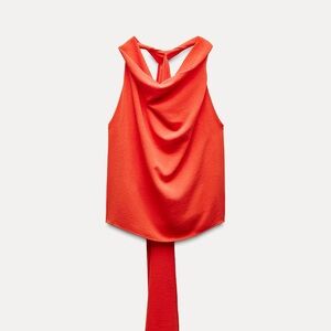 Flowy Draped Top | Zara NEW